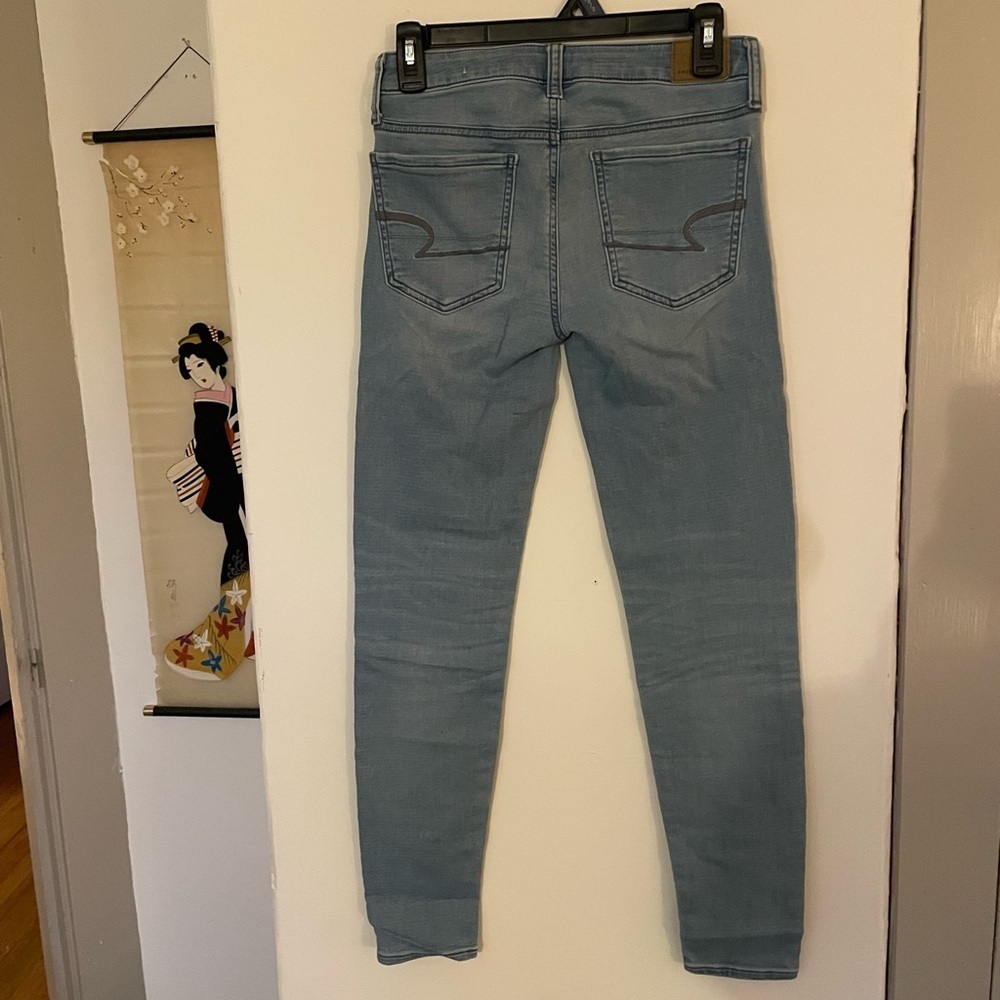 American Eagle Skinny Jean Super Stretch Women’s Size 2 Like New Comfy Pants - Picture 7 of 7